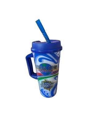 Whirley Drink Works Universal Studios Coca-Cola Refillable Cup Made in USA GUC